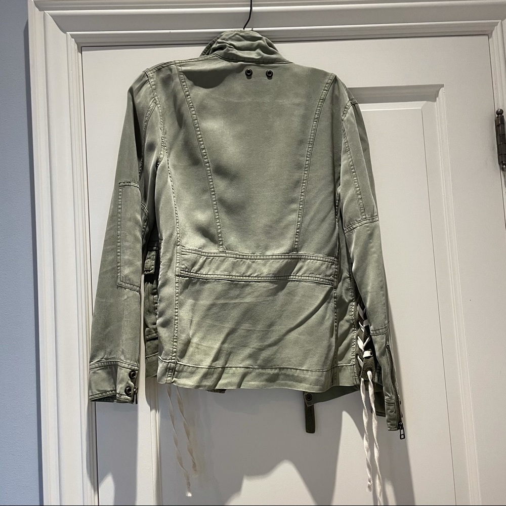 Pam & Gela Sage Green Utility Jacket - Picture 4 of 7